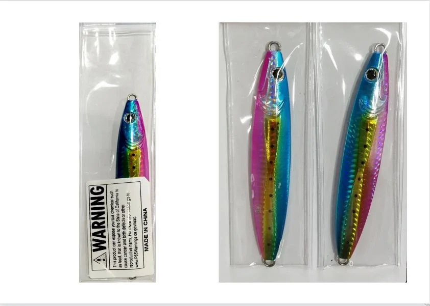 60g 90g 100g 120g 200g Jigging Fishing Lure Saltwater Fishing Weight Metal Fish Lure Fishing Lure