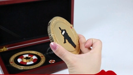 Оптовая продажа, заводской 3D античный золотой металлический логотип, ремесленная медаль, реплика жетона, значок из старого сплава, сувенирный подарок, полицейская военная эмаль, памятные монеты-вызовы